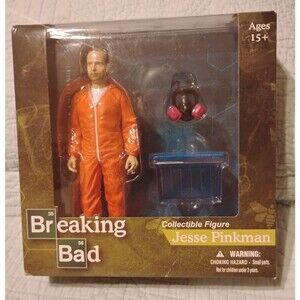 Jesse Pinkman Orange Suit Figure Breaking Bad Mezco Toys